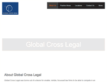 Tablet Screenshot of globalcrosslegal.com
